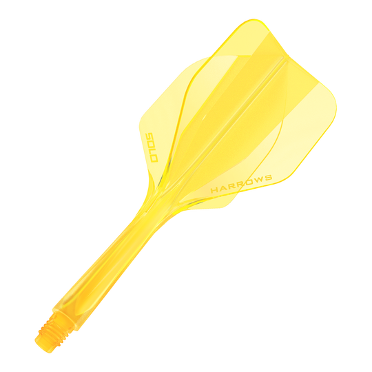 Sistema de eje de vuelo Harrows Solo No6 - Amarillo Zu sehen ist das Harrows Solo No6 Flight-Shaft-System in Gelb. Es ist ein wichtiges Dartzubehör.
