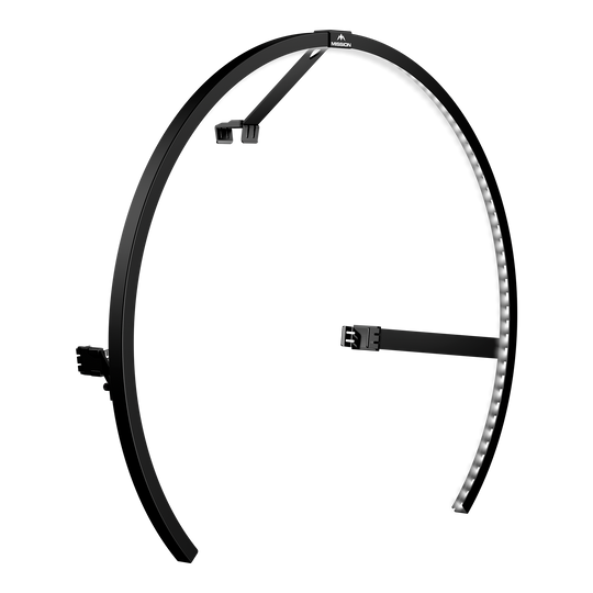 Iluminación LED para diana Mission Torus 270 - Negra Mission Torus 270 LED Dartboard Beleuchtung - Schwarz. Diese schwarze LED-Beleuchtung sorgt für optimale Sicht beim Dartspielen.