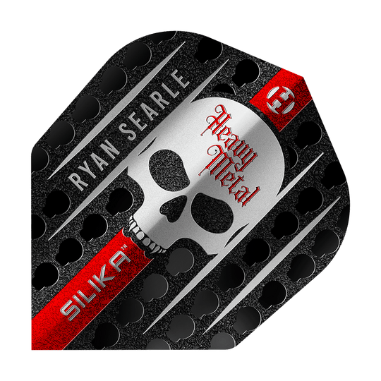 Harrows Silica Ryan Searle Serie 3 No6 Vuelos Dies ist ein Bild von Harrows Silika Ryan Searle Series 3 No6 Flights. Das Produkt zeigt spezielle Dart-Flights aus einer limitierten Serie.
