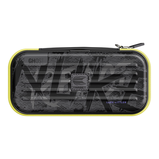 Estuche de dardos Luke Littler de la serie Takoma Ghost Abgebildet ist das Takoma Ghost Series Luke Littler Dartcase. Das stilvolle Dartcase bietet Platz für Dartpfeile und Zubehör.