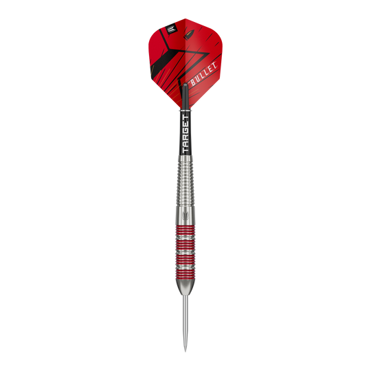 Juego de 100 dardos Steeldart de latón Target Stephen Bunting Bullet - 22 g