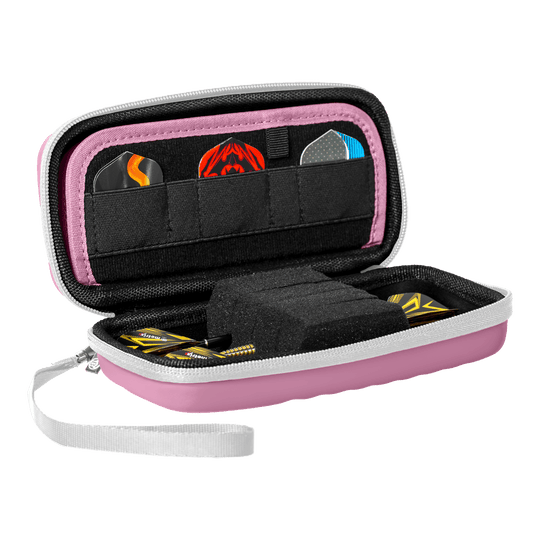 Estuche para dardos Bulls Orbis S - Rosa Zu sehen ist das Bulls Orbis S Dartcase in Pink. Es ist ein praktisches Etui für Dartspieler.