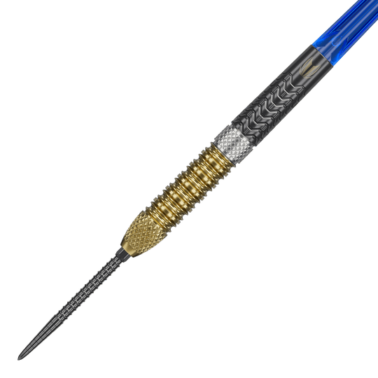 Target Raymond Van Barneveld GEN6 Dardos de acero con punta suiza Hier sieht man die Target Raymond Van Barneveld GEN6 Swiss Point Steeldarts. Die Darts überzeugen durch ihr professionelles Aussehen und eine ausgezeichnete Verarbeitung.