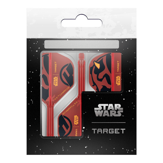 Target Star Wars K-Flex Darth Maul No. 2 Vuelos Estándar Target Star Wars K-Flex Darth Maul No2 Standard Flights Darts-Flights mit Darth Maul Design im Standardformat. Perfekt geeignet für Star Wars Liebhaber.