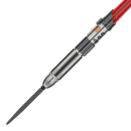 Dardos Target Star Wars Darth Vader Sith Lord Lightsaber Edición Limitada Primera Edición - 24 g Gezeigt werden die Target Star Wars Darth Vader Light Saber Limited Edition Steeldarts - 24g. Die Dartpfeile sind eine limitierte Sonderedition mit Star Wars Thema.