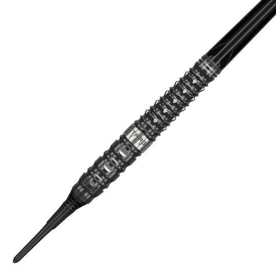 Dardos blandos Target Black Marque Eclipse - 21 g Target Black Marque Eclipse Softdarts - 21g. Detailansicht der hochwertigen Softdarts.