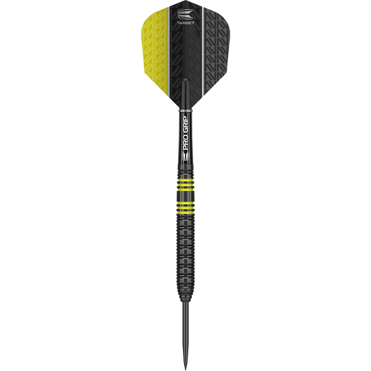 Dardos de acero Target Vapor8 Black Yellow