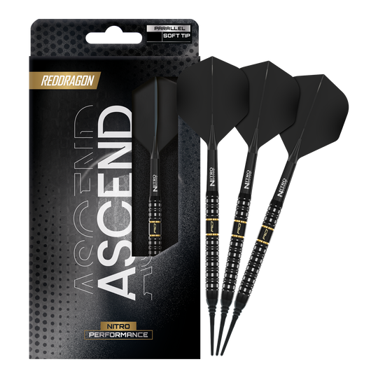 Dardos blandos Red Dragon Ascend Parallel - 20 g Abgebildet sind Red Dragon Ascend Parallel Softdarts - 20g. Die Darts sind für Präzision beim Spiel konzipiert.