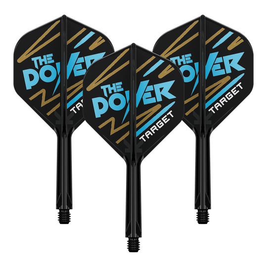 Sistema de varilla de vuelo estándar Target K-Flex Phil Taylor No.2 Dieses Bild zeigt einen K-Flex Phil Taylor Dart Flight im No2 Standardformat. Das Set umfasst Flights mit einer Länge von 26mm.