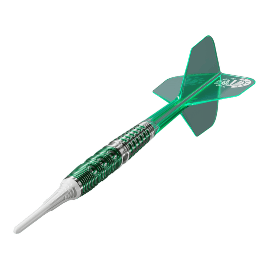 Dardos blandos Motomu Sakai Xeno GEN1 de la serie Prime de Target Japan - 19 g Hier sieht man die Target Japan Prime Series Motomu Sakai Xeno GEN1 Softdarts - 19g. Das Produkt eignet sich ideal für professionelle Dart-Enthusiasten.