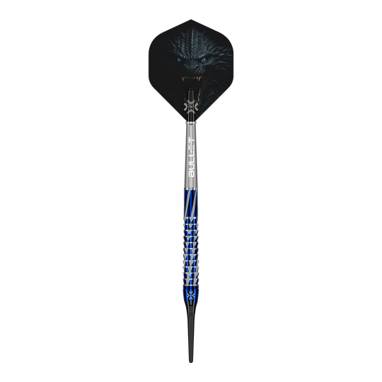 Dardos suaves Bullet Hydra - 20 g Bullet Hydra Softdarts - 20g Darts sind einzeln abgebildet. Man erkennt gut die Oberfläche und die Details des Softdarts.