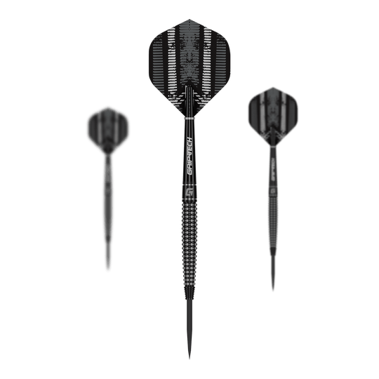 Dardos de acero torpedo GOAT Sprocket MKII Zu sehen ist ein Set der GOAT Sprocket MKII Torpedo Steeldarts. Das Dart-Set überzeugt durch Qualität und Langlebigkeit.