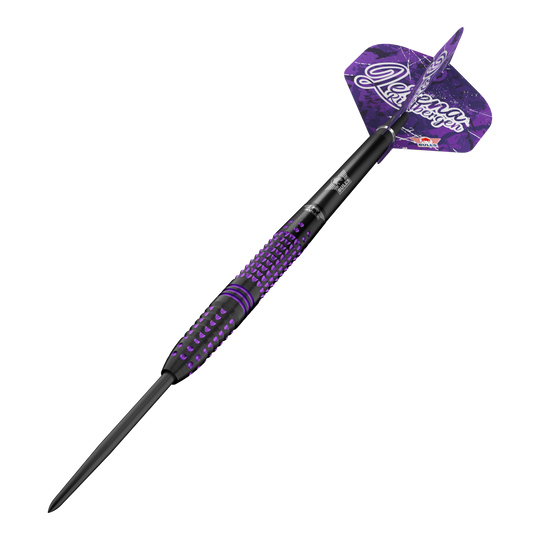 Dardos de acero Bulls NL Lerena Rietbergen - 24 g Abgebildet sind die Bulls NL Lerena Rietbergen Steeldarts - 24g. Das Bild zeigt die Details und die hochwertige Verarbeitung der Steeldarts.