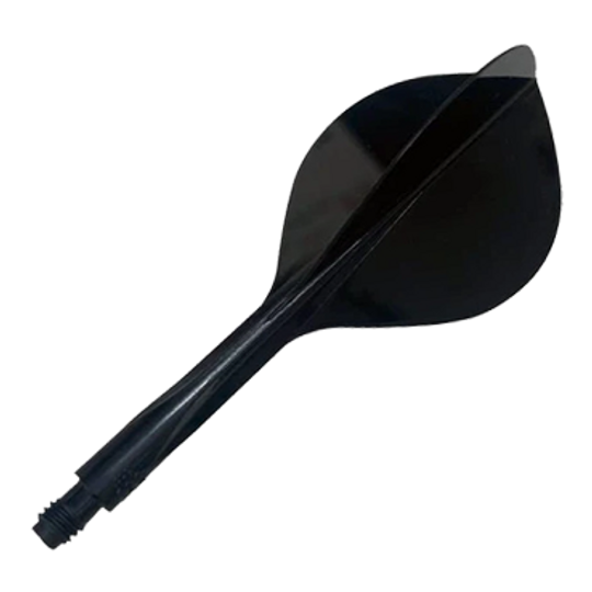Sistema de vuelo Condor Ax 120 Teardrop - Negro Gezeigt wird das Condor Axe 120 Flight-System Teardrop in der Farbe Schwarz. Es ist ein Bestandteil für Dartpfeile.