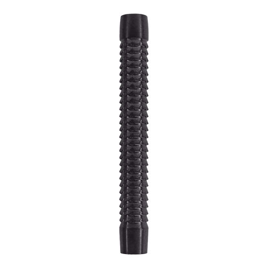Barriles de dardos blandos McDart Phantom Das Bild zeigt ein schwarzes Softdart-Barrel der Marke McDart Phantom. Das Barrel hat eine geriffelte Oberfläche für besseren Halt.
