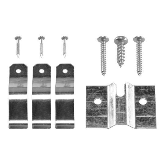Kit de fijación de diana Winmau para colgar en la pared Ein Befestigungsset für eine Dartscheibe ist abgebildet. Das Produkt ist für die Wandmontage geeignet.