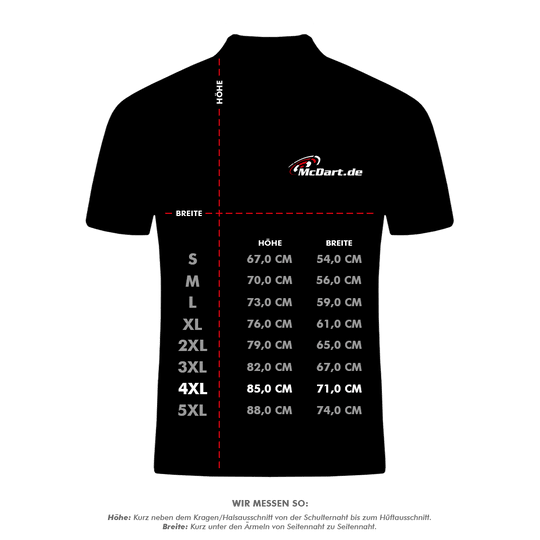 Camisa de dardos Paragon de Harrow - Naranja