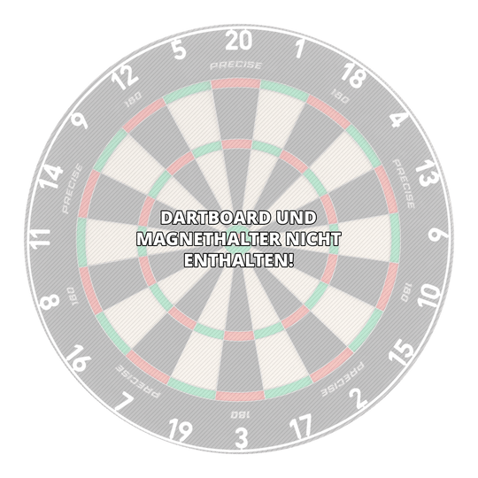 Das Bild zeigt einen Zahlenring, Classic White, für ein Dartboard. Das Produkt wird genutzt, um die Felder des Dartboards zu markieren.