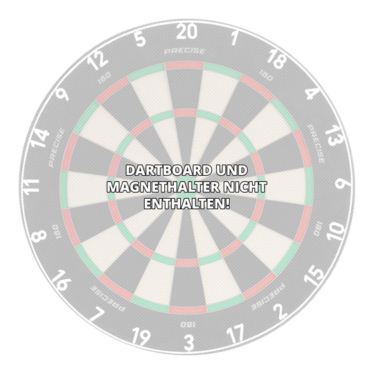 Anillo numérico de una sola pieza cortado con láser de precisión 180 Das Bild zeigt einen Zahlenring, Classic White, für ein Dartboard. Das Produkt wird genutzt, um die Felder des Dartboards zu markieren.