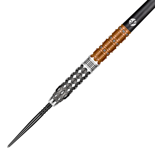 Dardos de acero Shot Gnarly Gnasha Turbo Point - 23 g Abgebildet ist der Shot Gnarly Gnasha Turbo Point Steeldart mit 23g. Der Dart hat ein modernes Design und eignet sich für präzises Spiel.