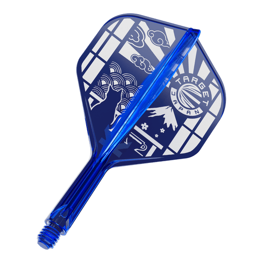 Vuelos estándar Target Japan K-Flex Blue Limited No2 Zu sehen ist das Produkt '410291 Target Japan K-Flex Blue Limited No2 Flights 19mm 1'. Diese blauen Flights sind eine limitierte Edition für Darts.