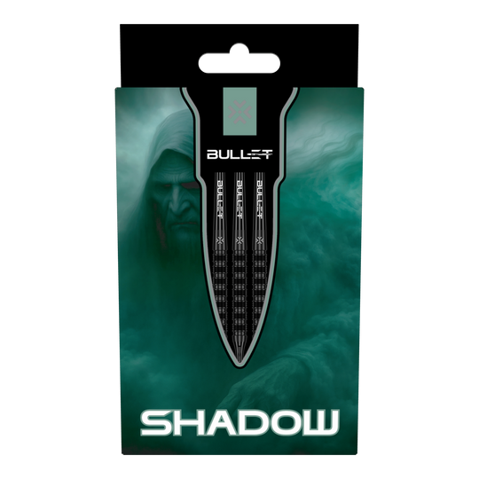 Hier sieht man die Bullet Shadow Softdarts - 20g. Sie sind optimal für Softdart-Spiele geeignet.