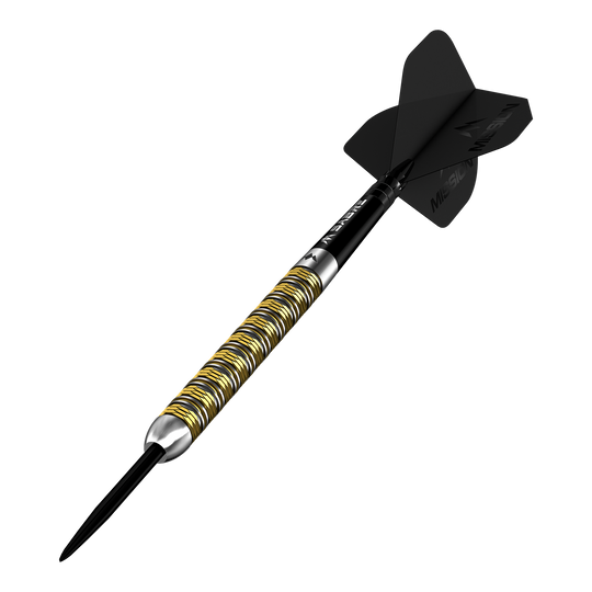 Das Bild zeigt Mission Kinsuji Steeldarts. Die Steeldarts sind aus verschiedenen Perspektiven dargestellt.