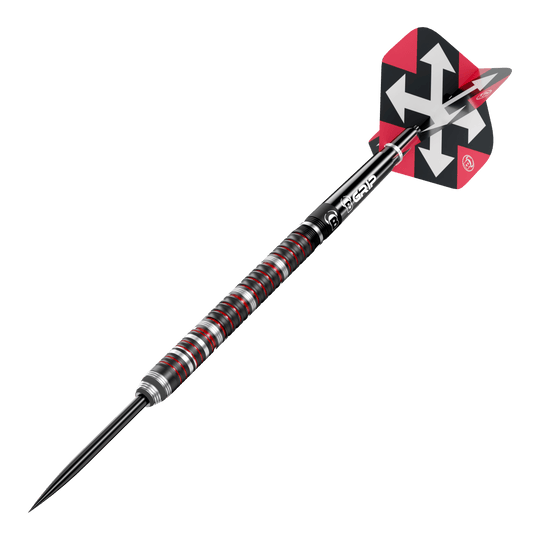 Dardos de acero Bulls Sixty S2 Das Bild zeigt die Bulls Sixty S2 Steeldarts. Die Darts sind für präzises Werfen beim Dartspiel entworfen.