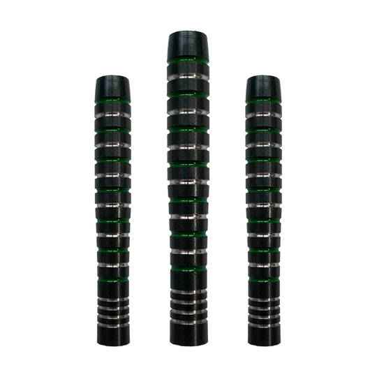 Barriles de dardos blandos McDart Silver Green - 20 g