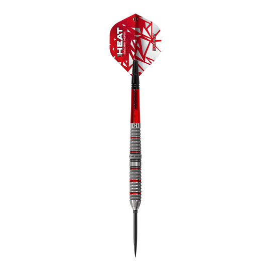 Dardos de acero Harrow Damon Heta Serie 4 Quick Point Zu sehen ist das Produkt Harrows Damon Heta Series 4 Quick Point Steeldarts. Die Darts bieten dem Spieler eine hochwertige und professionelle Ausrüstung.