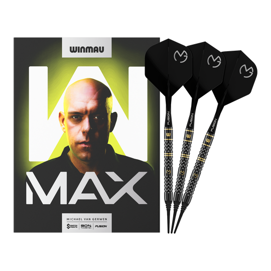 Dardos blandos Winmau Michael Van Gerwen W-MAX - 18 g Dardos blandos Winmau Michael Van Gerwen W-MAX - 18 g