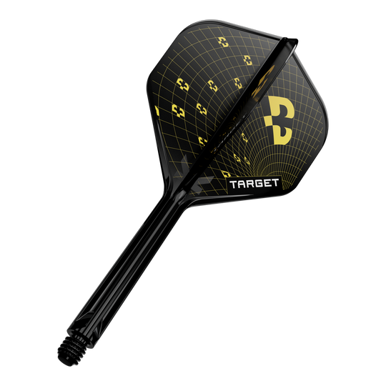 Vuelos estándar Target K-Flex Bolide No2 Abgebildet ist ein einzelnes Target K-Flex Bolide No2 Standard Flight mit 33mm Länge. Das Dart Flight ist deutlich erkennbar.