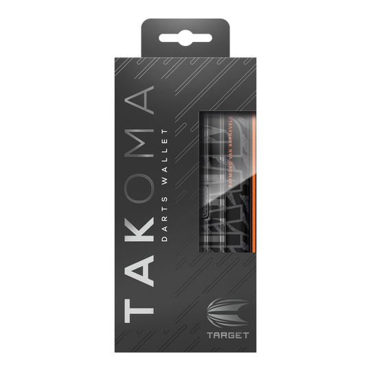 Estuche para dardos Takoma Ghost Series Raymond Van Barneveld Das Bild zeigt das Takoma Ghost Series Raymond Van Barneveld Dartcase. Es handelt sich um ein spezielles Dart-Etui für Dartzubehör.