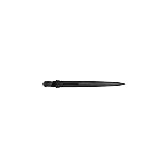 Puntas de dardo Caliburn EZ-EVO - Suaves - Negras Das Bild zeigt EVO181 Caliburn EZ-EVO Dartspitzen Smooth Schwarz 28mm. Es handelt sich um schwarze Dartspitzen in glatter Ausführung.