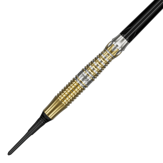 Dardos blandos Target Black Marque Enzo - 18 g Abgebildet sind Target Black Marque Enzo Softdarts mit einem Gewicht von 18g. Diese Softdarts zeichnen sich durch ihr elegantes schwarzes Design aus.