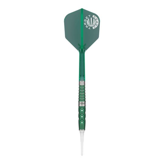 Dardos blandos Motomu Sakai Xeno GEN1 de la serie Prime de Target Japan - 19 g Abgebildet ist das Modell Target Japan Prime Series Motomu Sakai Xeno GEN1 Softdarts - 19g. Diese Darts sind für ihre Zuverlässigkeit und Präzision bekannt.