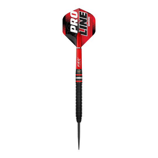 Das Bild zeigt Winmau Pro-Line 90% Steeldarts. Sie sind für professionelle Dartspieler entwickelt worden.