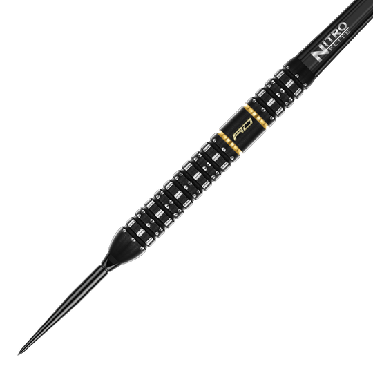 Dardos de acero de punto de conmutación paralelo Red Dragon Ascenso Das Bild zeigt die Red Dragon Ascend Parallel Switch Point Steeldarts aus einer anderen Perspektive. Die Steeldarts zeichnen sich durch hohe Präzision aus.