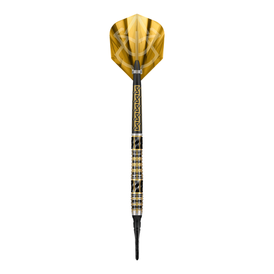 Dardos blandos Shot Alchemy Auro - 20 g Das Bild zeigt die Shot Alchemy Auro Softdarts - 20g. Sie sind für Softdartspiele entwickelt worden.