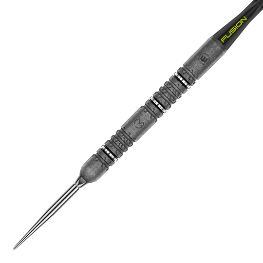 Das Bild zeigt die Winmau MvG Signature Edition Switch Points Steeldarts. Diese Pfeile sind in einer Signature-Ausführung für hohe Ansprüche gefertigt.