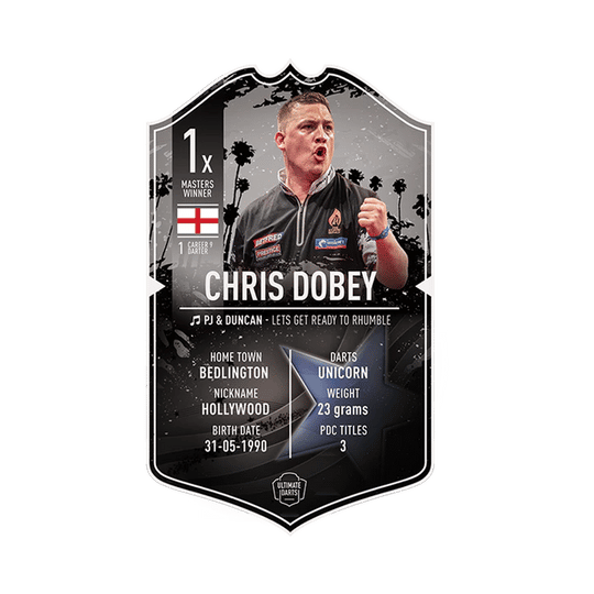 Tarjeta de dardos definitiva - Chris Dobey