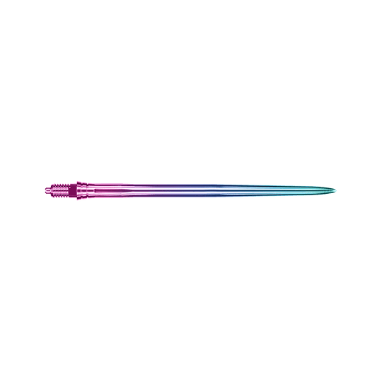 Puntas de dardo Caliburn EZ-EVO - Suaves - Arcoíris Abbildung der EVO249 Caliburn EZ-EVO Dartspitzen Smooth Rainbow 45mm. Dargestellt sind bunte Dartspitzen in glattem Design.
