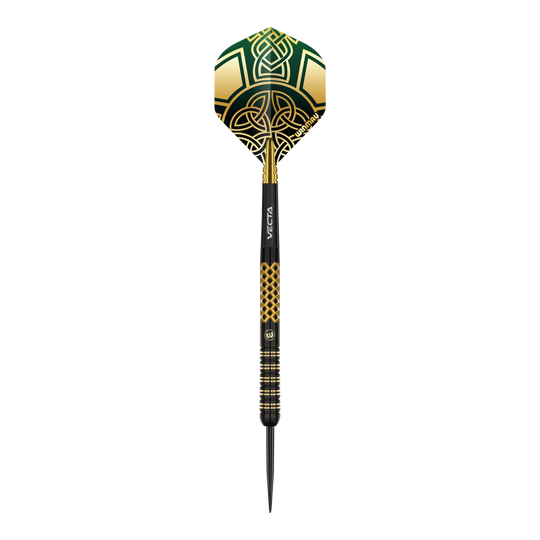 Dardos de acero Winmau Brendan Dolan Signature Series Die abgebildeten Darts sind Winmau Brendan Dolan Signature Series Steeldarts. Sie zeichnen sich durch ihre spezielle Form und Verarbeitung aus.