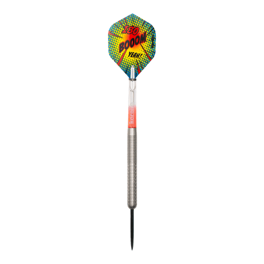 Dardos de acero Karella Comic Line CL-1 - 22 g Abgebildet ist der Karella Comic Line CL-1 Steeldarts - 22g. Diese Aufnahme zeigt das Produkt aus einer bestimmten Perspektive.