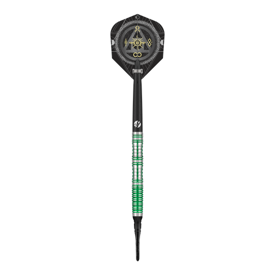 Dardos blandos Shot Alchemy Mythril - 20 g Hier sieht man die Vorderansicht der Shot Alchemy Mythril Softdarts - 20g. Das Produkt ist detailliert abgebildet.