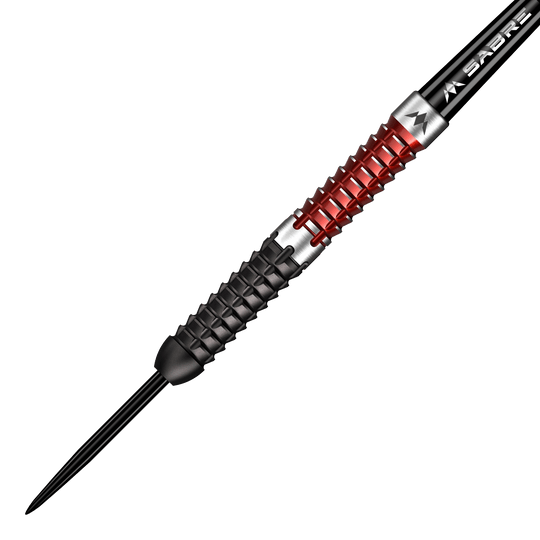 Dardos Mission Llew Bevan de acero electroacústico negro y rojo - 23 g Mission Llew Bevan Black Red Electro Steeldarts - 23g. Diese Steeldarts überzeugen durch ihr Design in Schwarz und Rot.