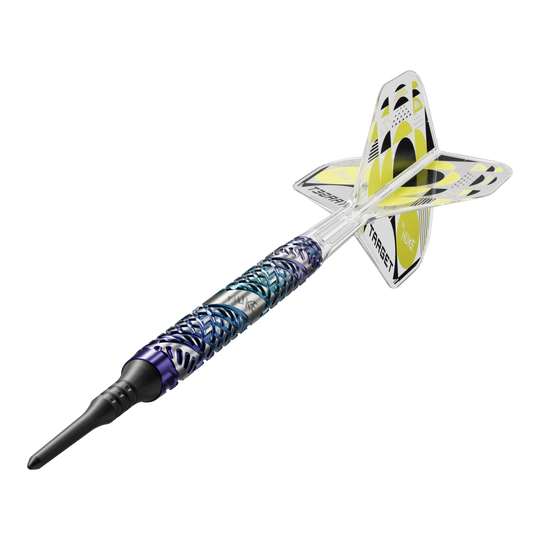 Dardos Target Luke Littler Edge Soft - 19 g Hier sieht man die Target Luke Littler Edge Softdarts - 19g. Sie sind ideal für ambitionierte Spieler geeignet.