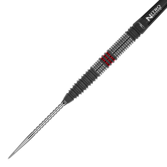 Red Dragon Jonny Clayton Hireath Switch Point Dardos de acero Das Bild zeigt die Red Dragon Jonny Clayton Hireath Switch Point Steeldarts. Sie sind speziell für Präzision und Spielkomfort konzipiert.