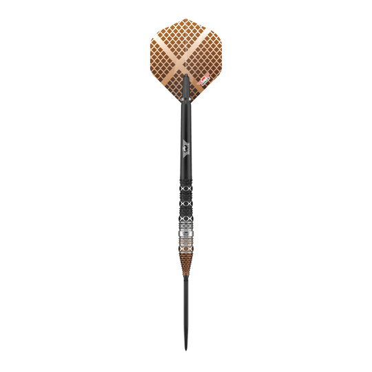 Bulls NL Max Hopp 95% Puntos Convertibles Steeldarts Die Bulls NL Max Hopp 95% Convertible Points Steeldarts werden als einzelne Darts präsentiert. Sie eignen sich hervorragend für professionelle Dartspieler.