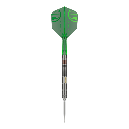 Dardos Target Star Wars Luke Skywalker Jedi Knight Lightsaber Edición Limitada Primera Edición - 24 g Das Bild zeigt die Target Star Wars Luke Skywalker The Jedi Knight Light Saber Limited Edition Steeldarts - 24g. Es handelt sich um eine limitierte Dart-Edition, inspiriert von Luke Skywalker aus Star Wars.
